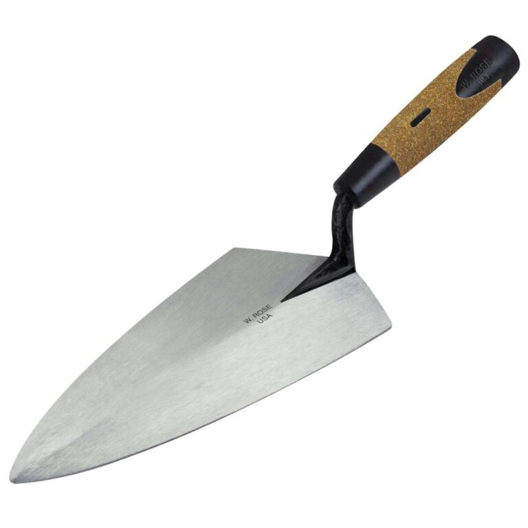 A London-Pattern Trowel Blade Has A