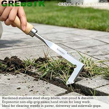 What Tool To Get Weeds Out Of Concrete Cracks